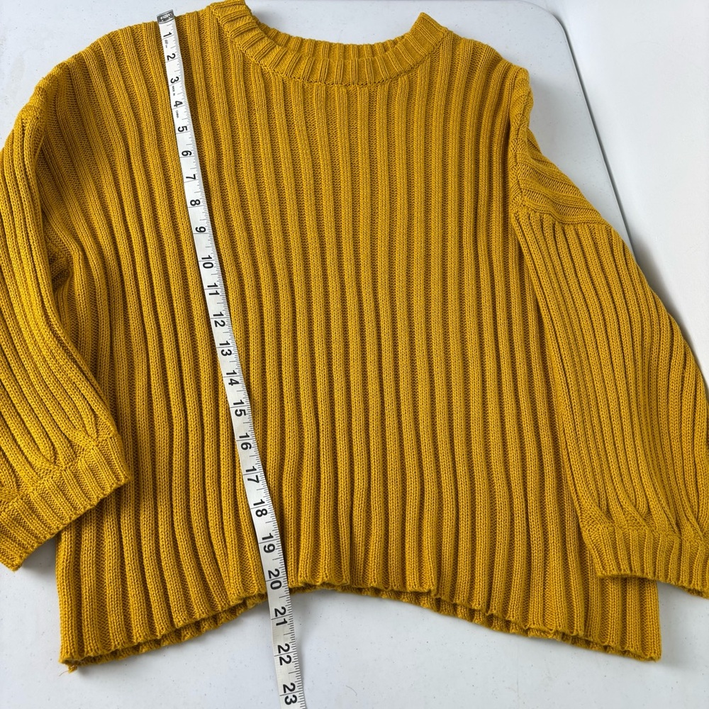 Mod Ref Goldenrod Ribbed Sweater - Picture 5 of 6